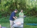 David and Jason Starting BBQ