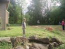 Jacob is looking on Father Landscaping